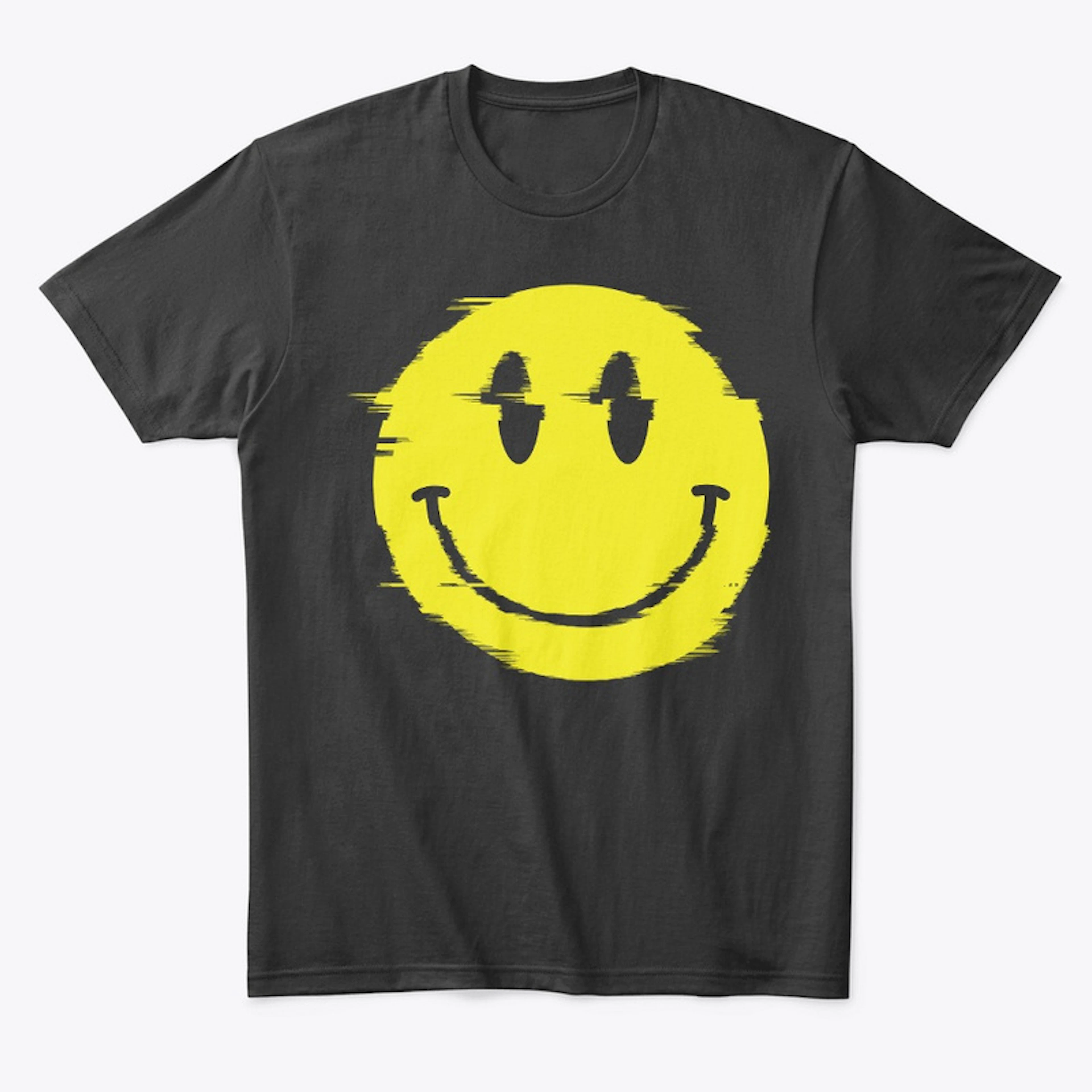 MESSED-UP SMILEY FACE UNISEX TEE