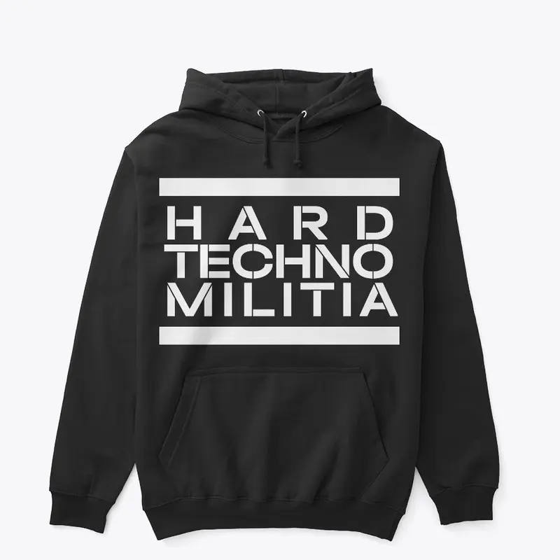 HARD TECHNO MILITIA UNISEX HOODIE