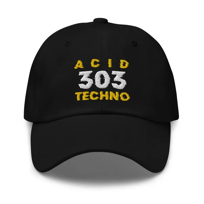 ACID 303 TECHNO SMILEYFACE CAP