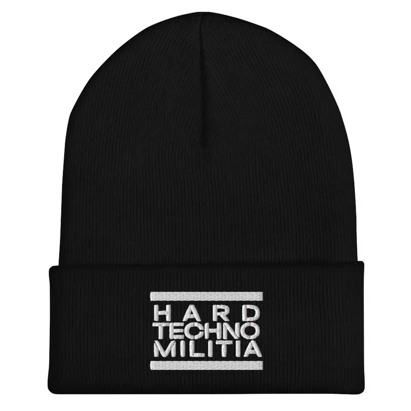 HARD TECHNO MILITIA BEANIE HAT